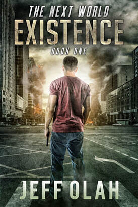 ebook cover design PA, post-apocalyptic award best cover Jeff Olah, Existence